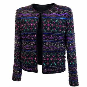 Papell Boutique vintage sequins jacket